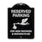 Signmission Designer Series-Reserved Parking For New Mothers & Mothers To-be, 24" x 18", BS-1824-9905 A-DES-BS-1824-9905 - alternate 1